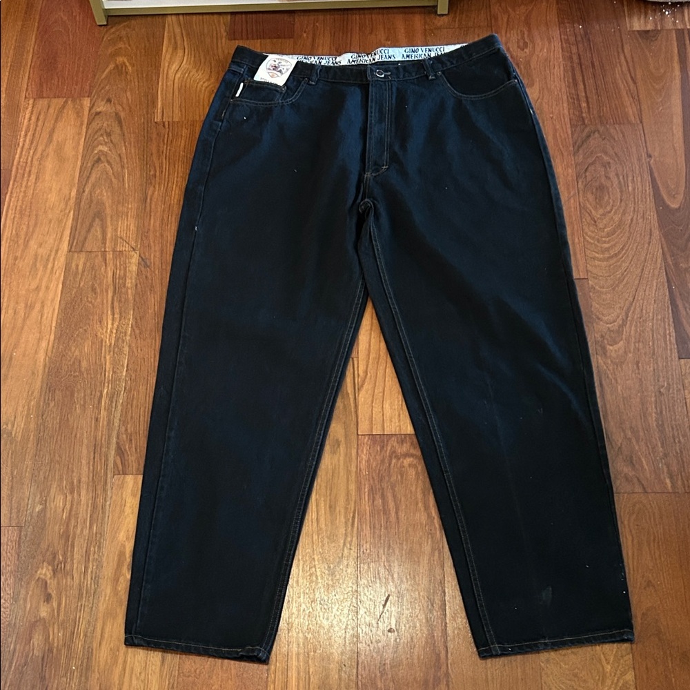 Men's Black Denim Pants